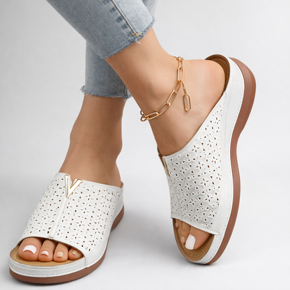 SOLA LEATHER SANDALS