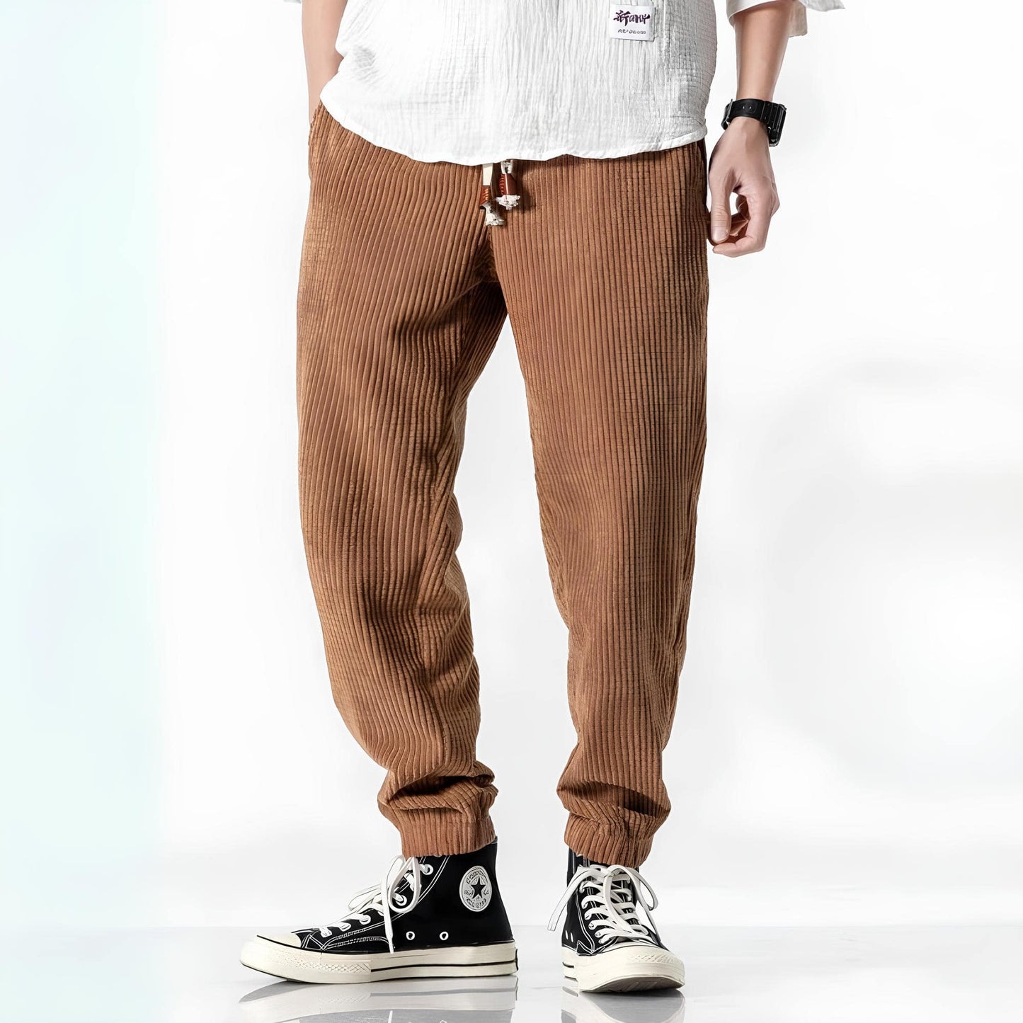 RAIKU CORDUROY RELAXED PANTS