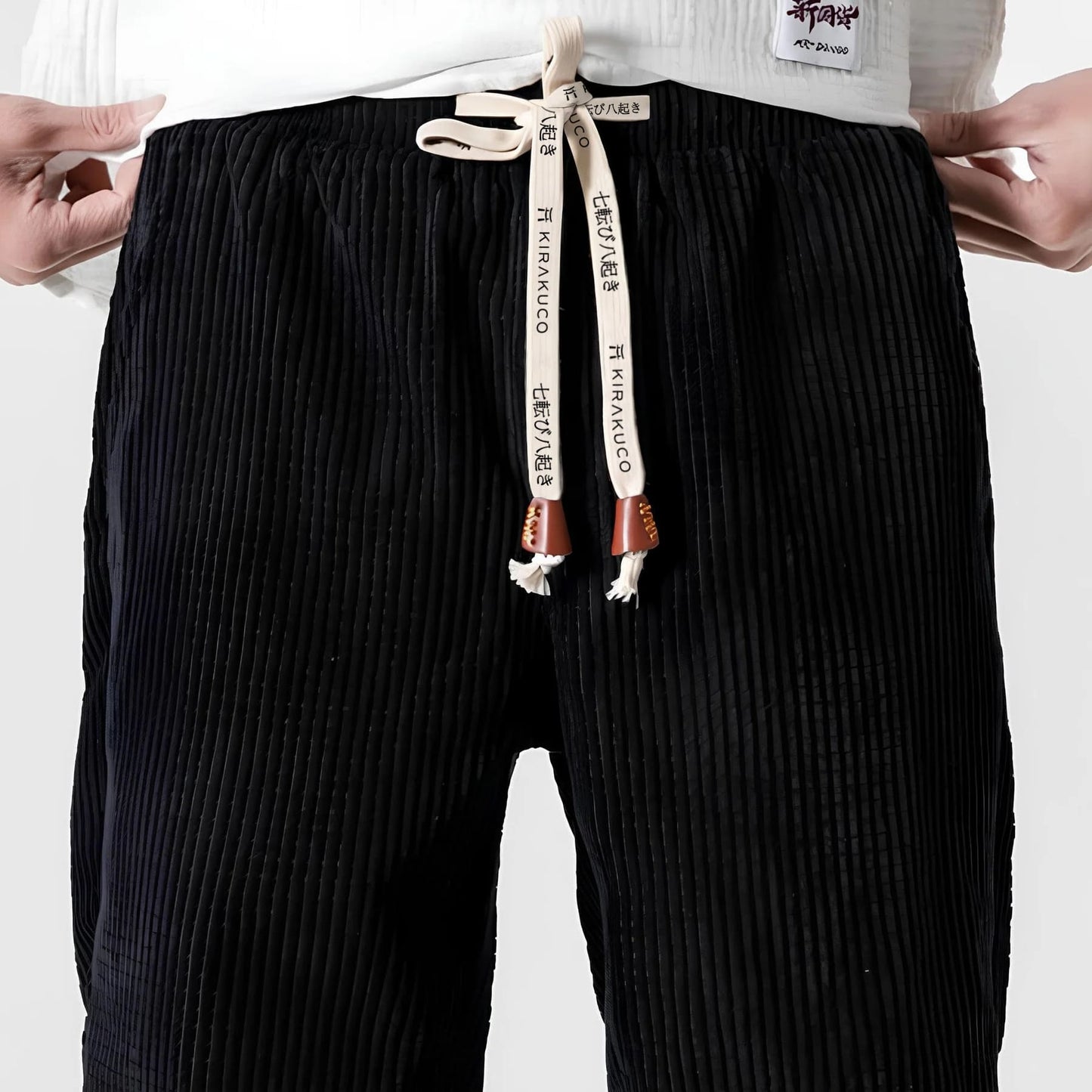 RAIKU CORDUROY RELAXED PANTS