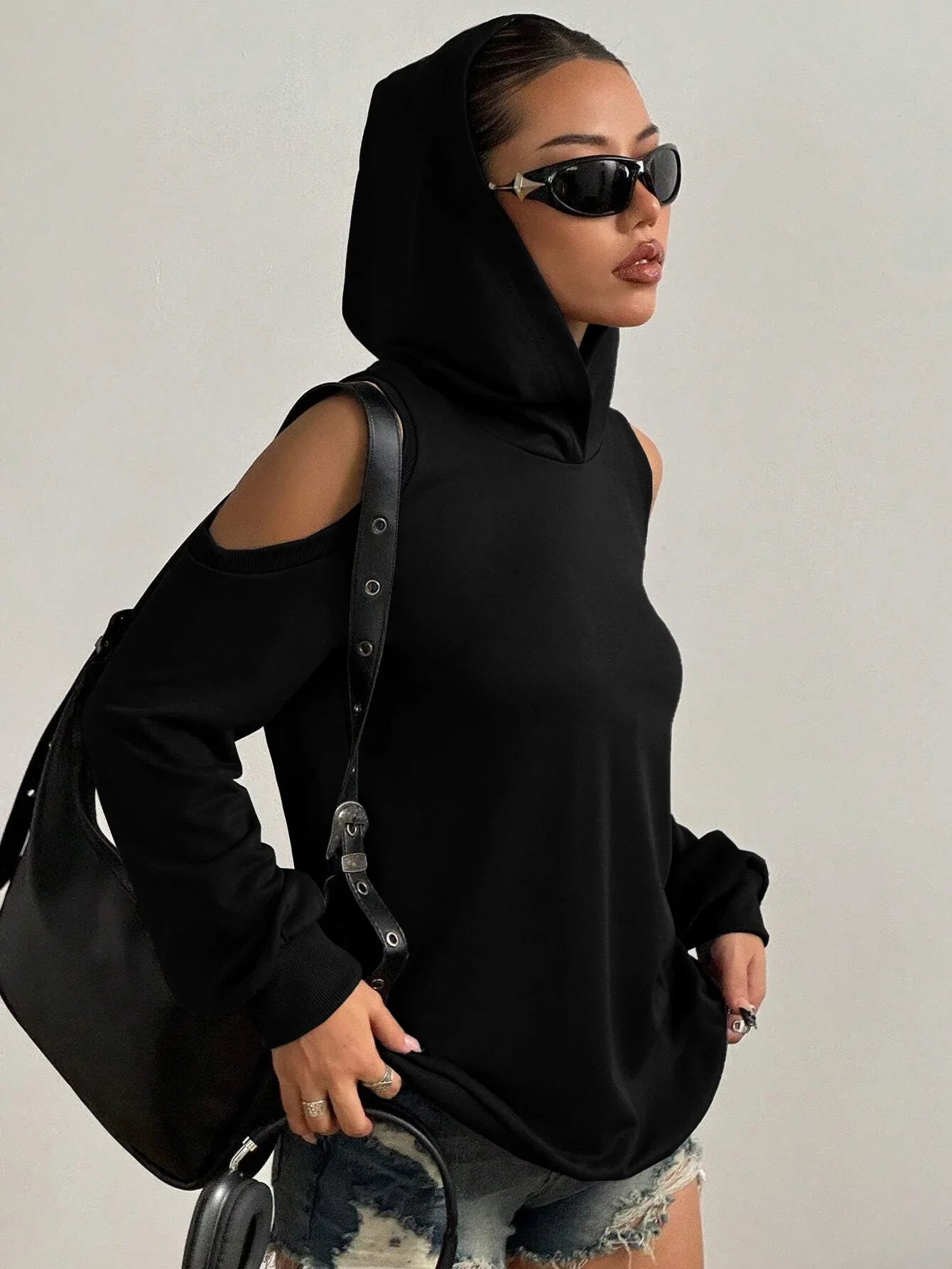 CLARA OFF-SHOULDER HOODIE