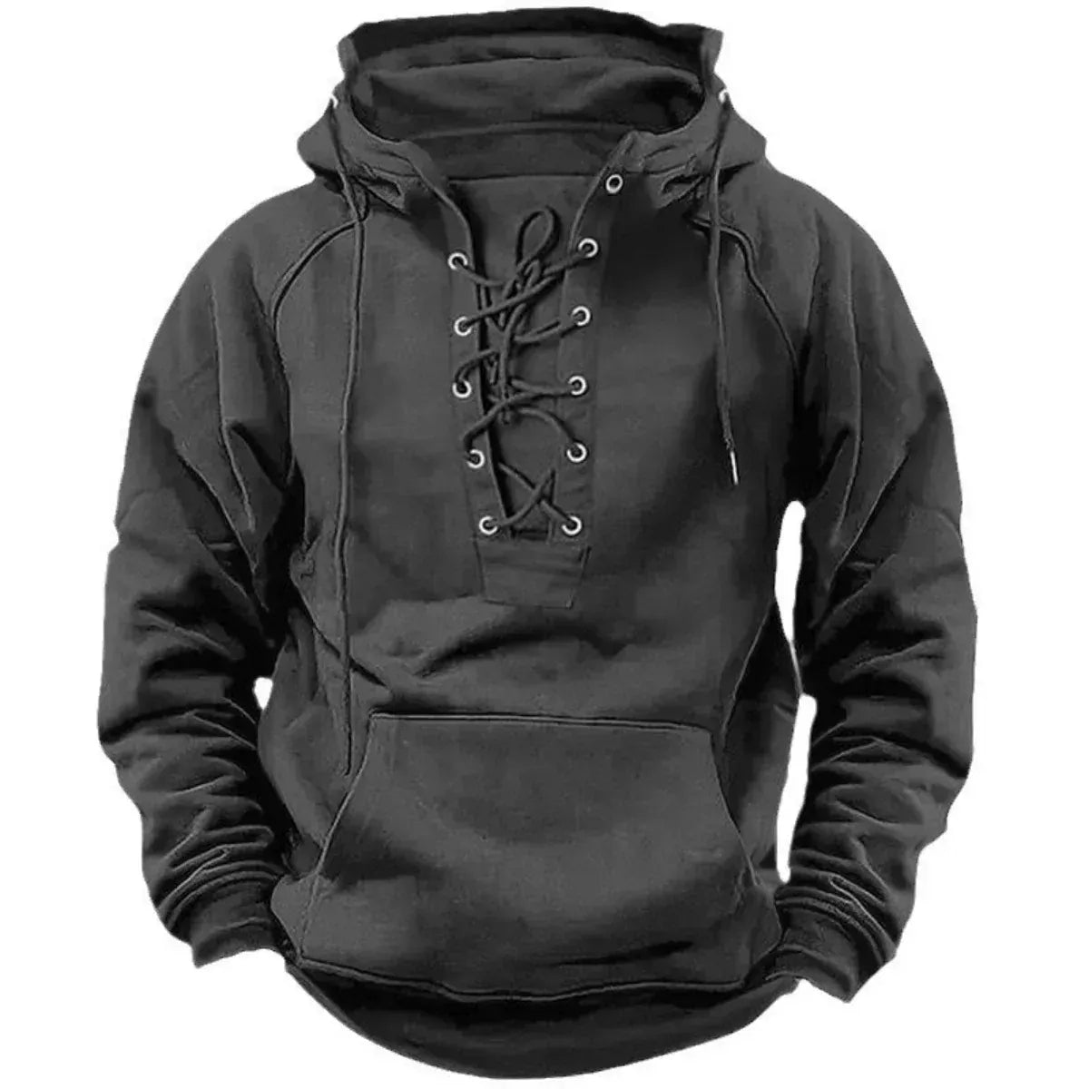 SKAR VIKING LACE-UP HOODIE