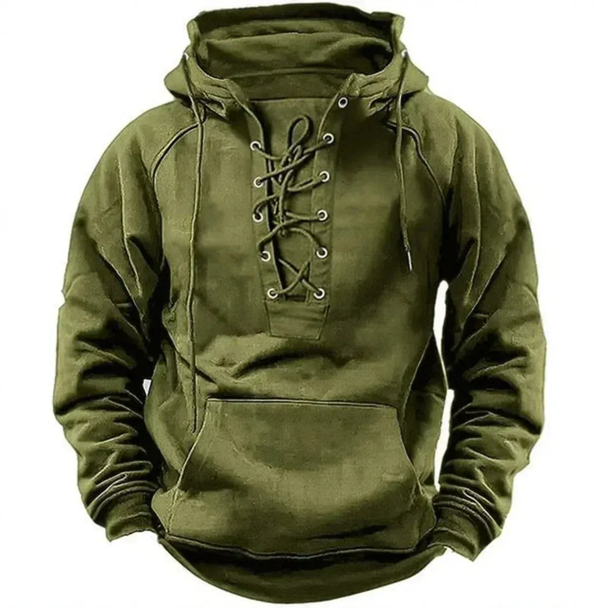 SKAR VIKING LACE-UP HOODIE