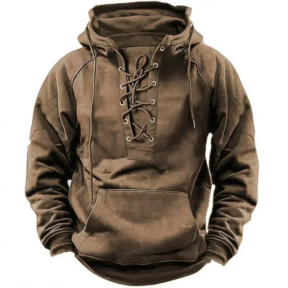 SKAR VIKING LACE-UP HOODIE