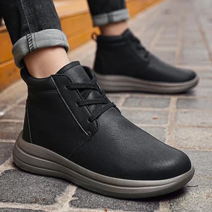 TIBER LEATHER CHUKKA BOOTS