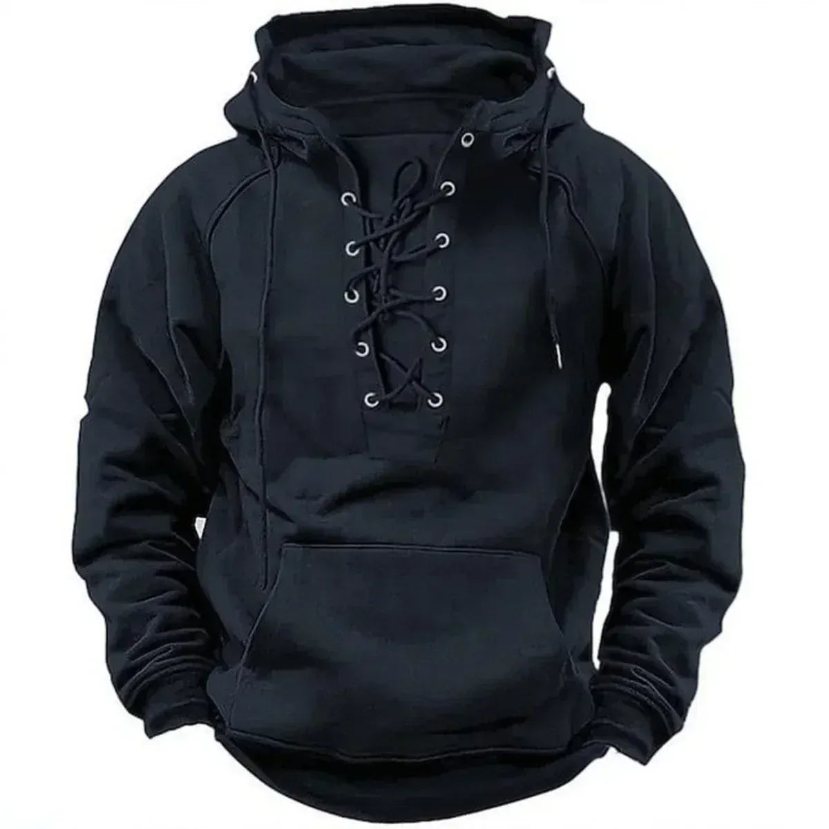 SKAR VIKING LACE-UP HOODIE